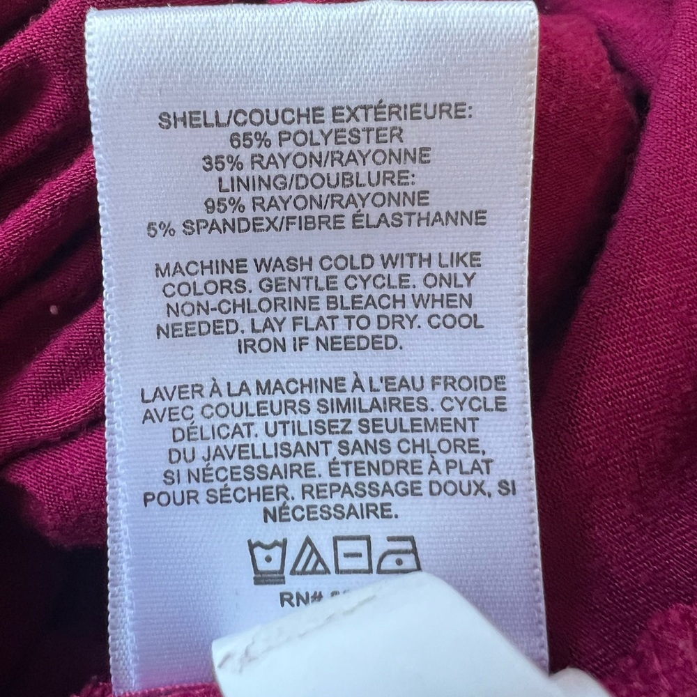 Express Maroon Ribbed Bodycon Midi Dress - Picture 6 of 6